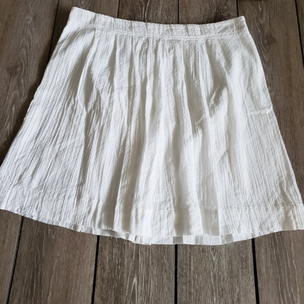 LOFT White skirt womens size10